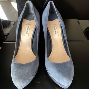 Miu Miu suede pumps
